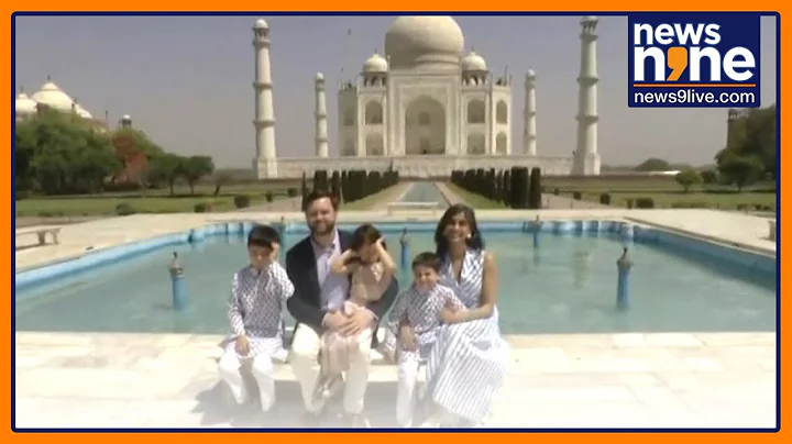 U.S. Vice President J.D. Vance Along with his Family Visit Taj Mahal, Agra | Usha Vance |News9