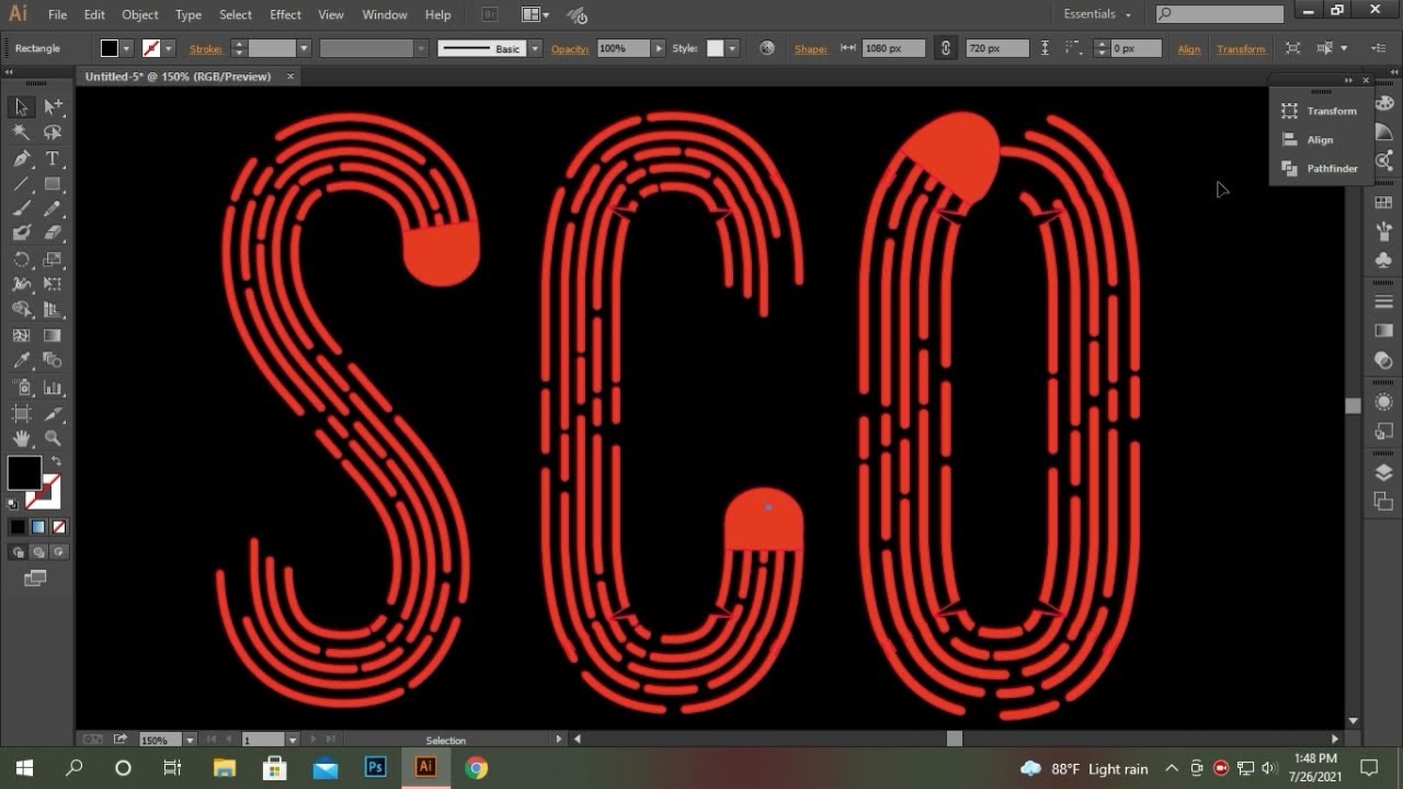How to Make a Art Brush Lettering Text Effect - in Adobe Illustrator cc bangla tutorial|| 2021||