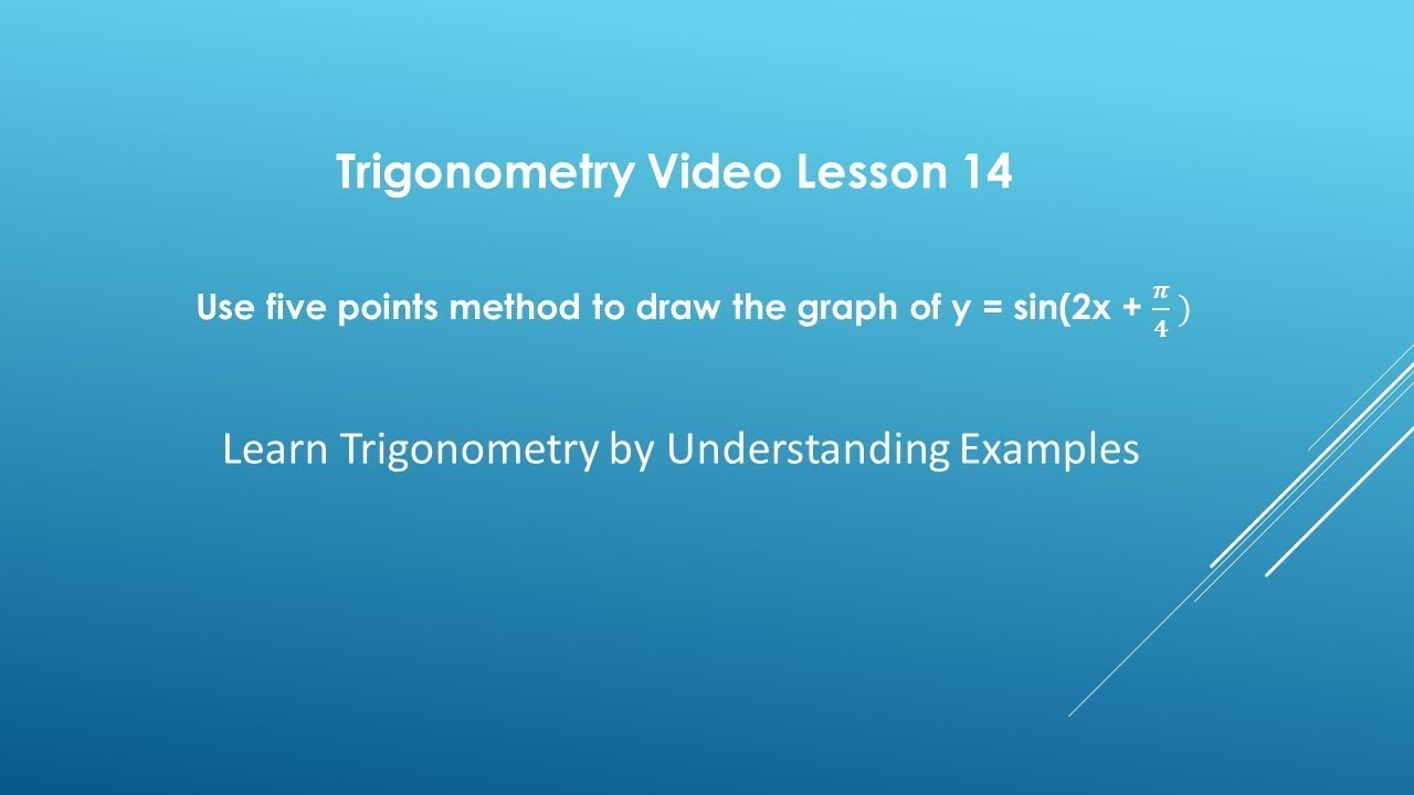 Trigonometry Video Lesson14 YouTube Trigonometry video lesson14 youtube