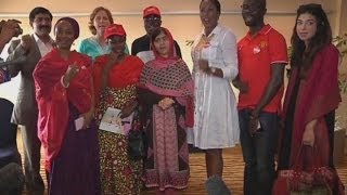 Information Malala Yousafzai meets relatives of kidnapped Nigerian schoolgirls News