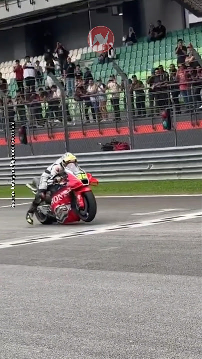 Joan Mir's action at the Sepang Test | #motogptoday #motogp #joanmir #honda