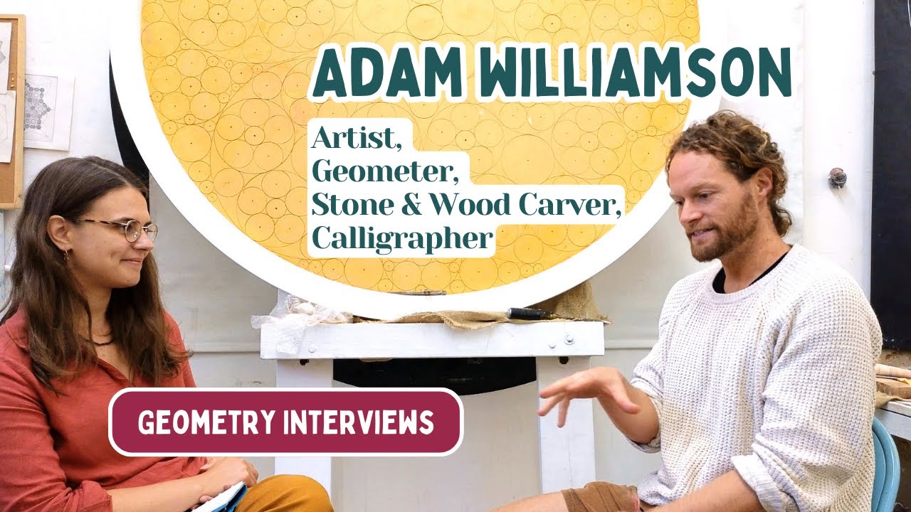 Interview with Adam Williamson around the art of geometry - YouTube