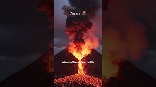 Как извергается вулкан #природа #наукаовулканах #детскийсад #извержениевулкана