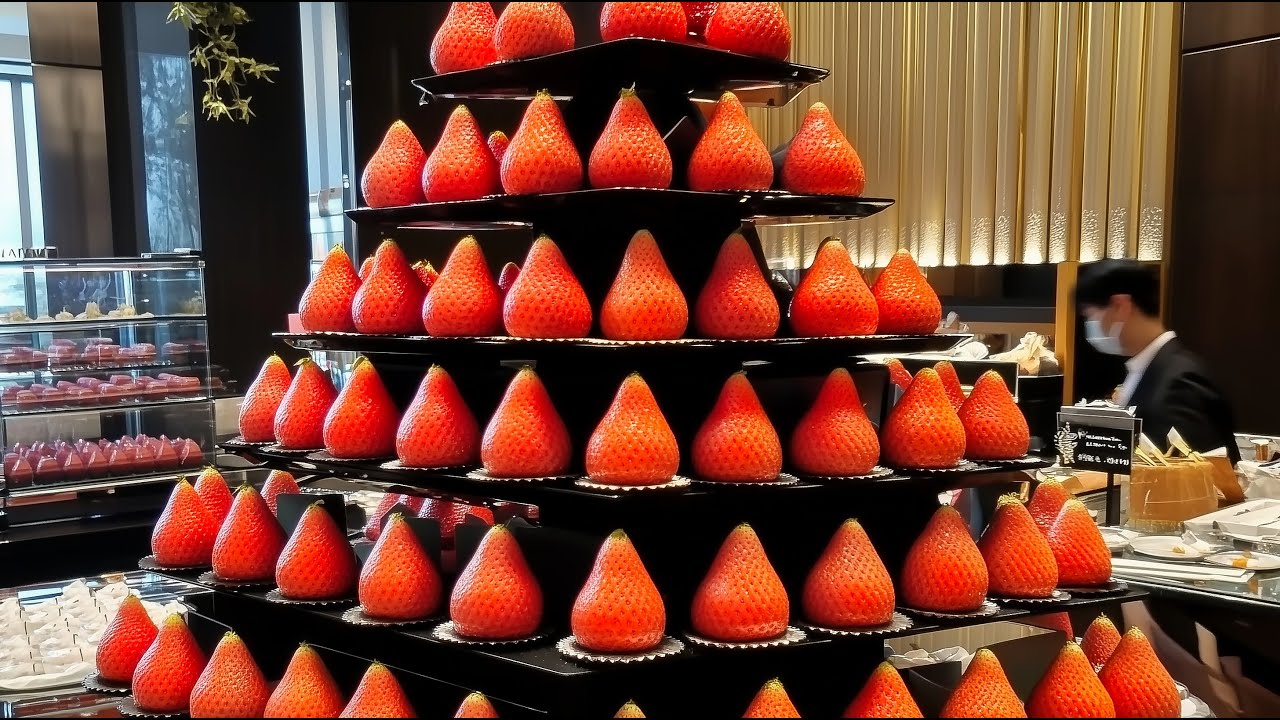 Самая вкусная клубника в мире? Волшебные десерты из корейской клубники!