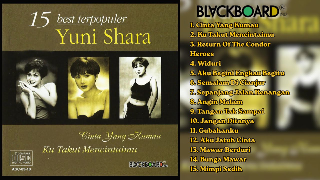 Yuni Shara - 15 Best Populer FULL ALBUM | Blackboard Indonesia