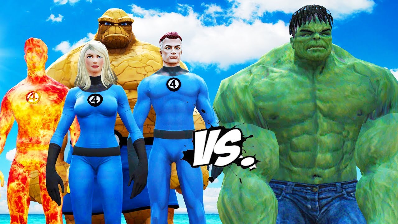 FANTASTIC FOUR VS THE INCREDIBLE HULK
