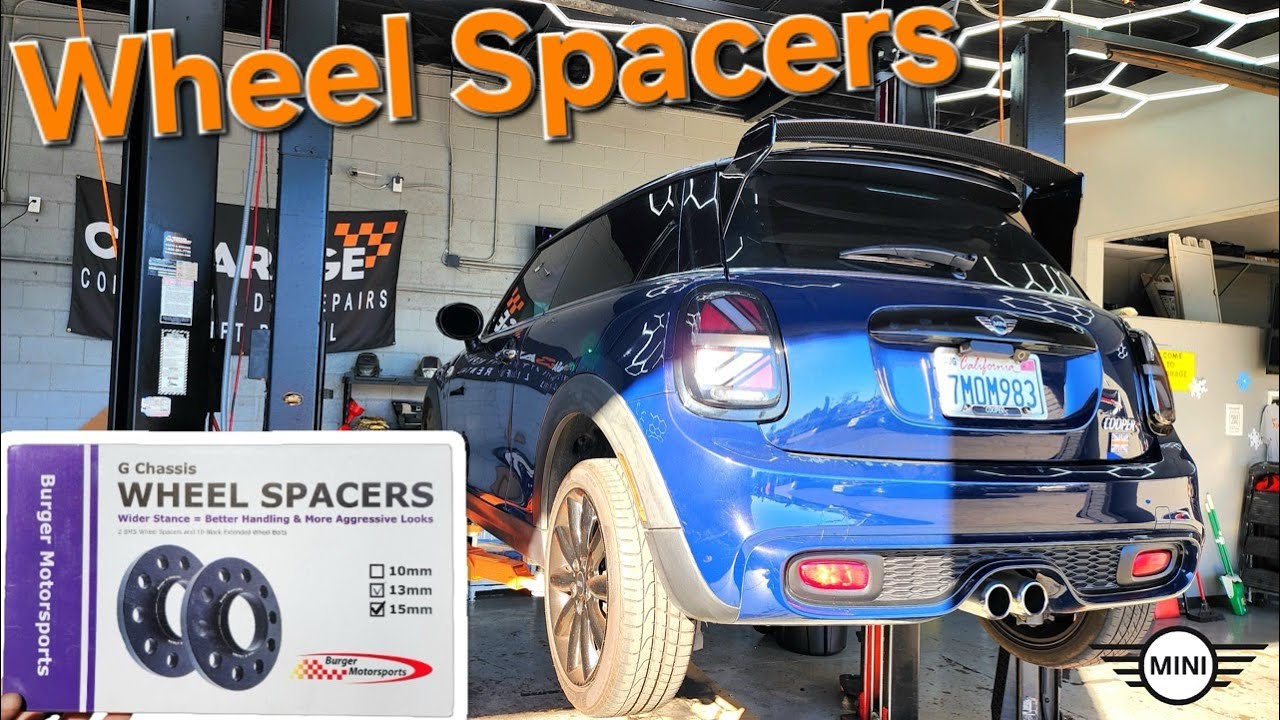 Mini Cooper Wheel Spacers (Step-by-Step) #f56 #f66 #countryman #clubman ...