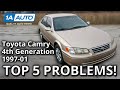 Top 5 Problems Toyota Camry Sedan 4th Generation 1997-2001