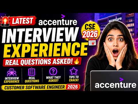 🚨 Accenture Latest Interview Experience | Real Questions Asked | Customer Software Engineer 2026