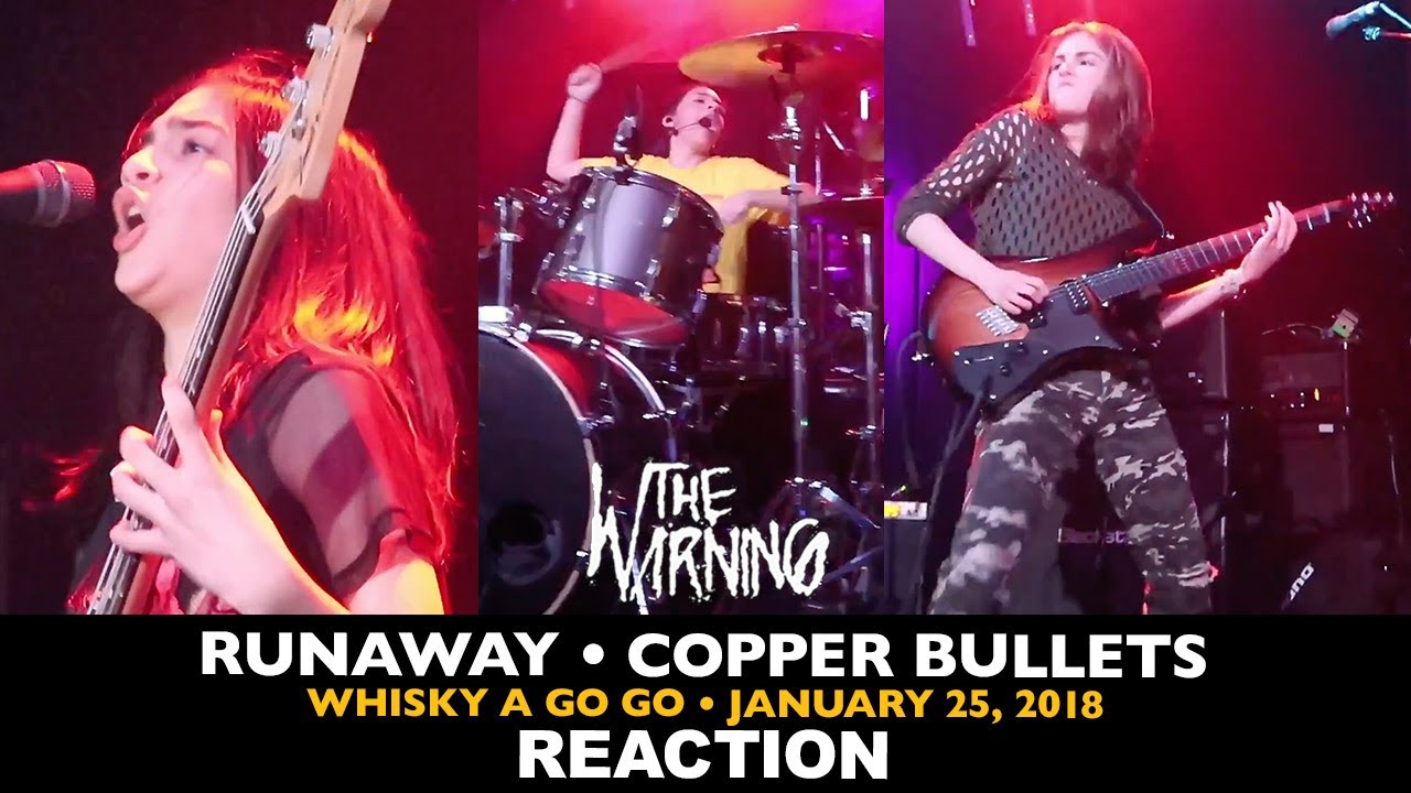 Musicians REACT to The Warning: Runaway, Copper Bullets (Whisky A Go Go 2018)