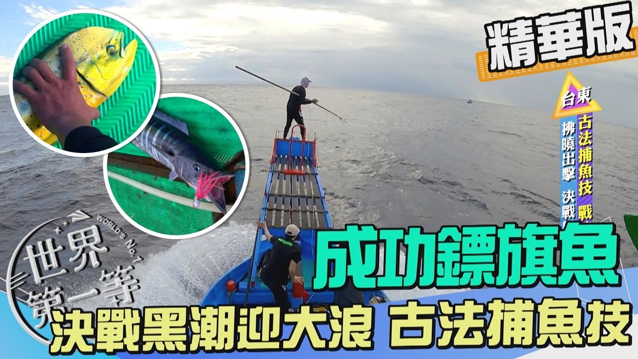 【台東】成功鏢旗魚 鏢手搏六級風浪決戰黑潮漁場（全台第一旗魚基地／旗魚拍賣 短兵相接）｜《世界第一等》993集精華版