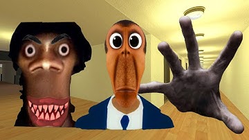 My Name Is Aughh, Scary Hand And Obunga Nextbot in The Hole Nextbot Gmod