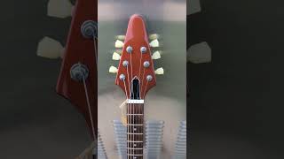 CUSTOM EPIPHONE FLYING V BIGSBY SEYMOUR DUNCAN CUSTOM METALLIC ORANGE GUITAR #higheroctaveguitars