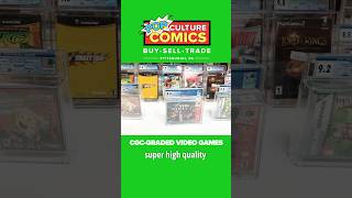 CGC-Graded Video Games in at Pop Culture Comics #pittsburgh