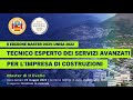 MASTER DICIV-UNISA - TECNICO ESPERTO DI SERVIZI AVANZATI PER L'IMPRESA DI COSTRUZIONE II ed.