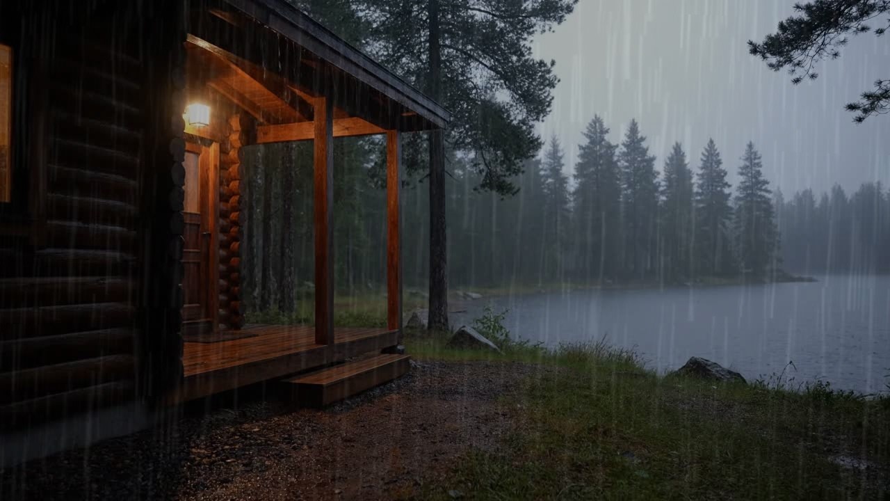 No Ads Rain Sounds For Sleeping – Instantly Fall Asleep With Rain | Peaceful Rain at Night