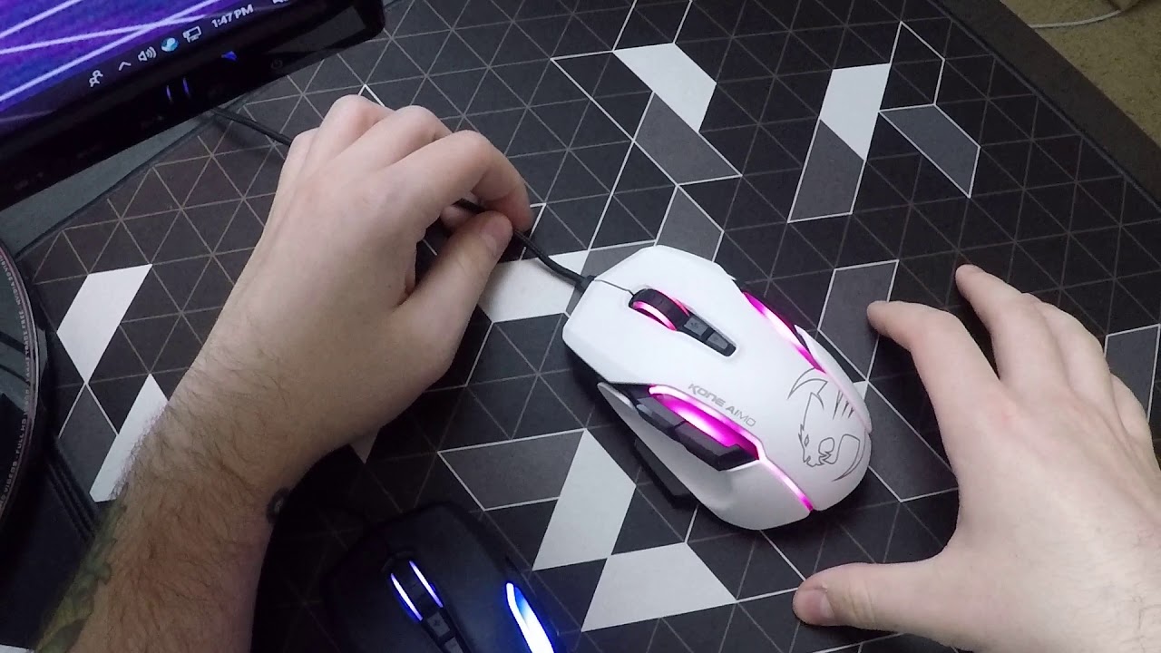 Roccat Kone Aimo Unboxing And Impressions Black And White Models Youtube