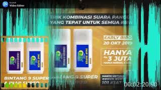 suara panggil BINTANG 9 SUPER (paket suara BINTANG 9 SUPER   INAP SUPER) original by. Arif Budiman