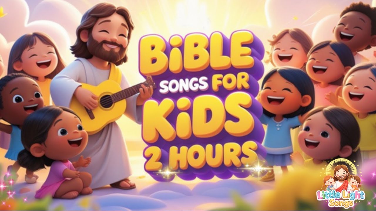 Best Christian Songs for Kids 💛 2 Hours | Bible Songs, Sunday School &  Worship