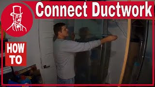 Ductwork installation - how to connect rectangular ductwork