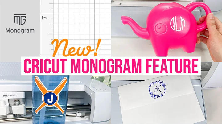 Create Personalized Monograms with the New Cricut Design Space Feature