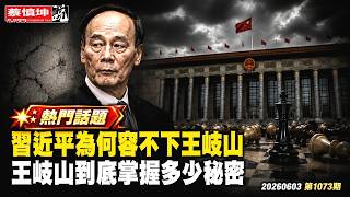 Download lagu 為何容不下王岐山｜從董宏到黎曉宏｜身邊親信一個不留｜王岐山到底掌握多少秘密｜習近平最忌憚什麼｜（20260603第1073期）#熱門話題