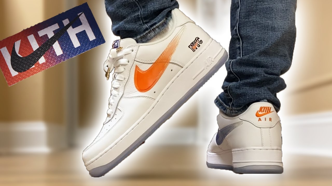 Nike Kith Air Force 1 Low NYC Knicks ON FEET Review!