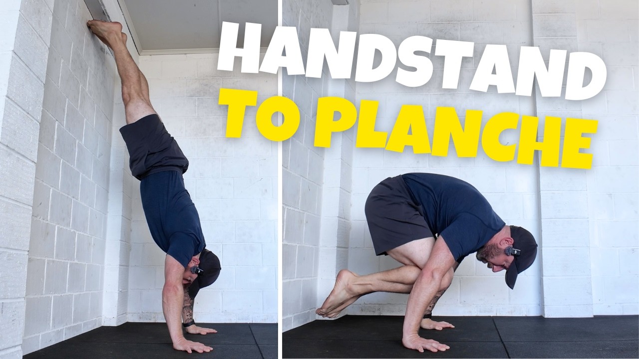 Handstand to Planche (Step-by-Step Tutorial) - YouTube