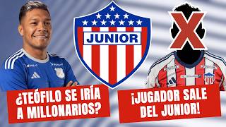 ¿TEÓFILO SE IRÍA DE JUNIOR A MILLONARIOS? ¡JUGADOR NO SIGUE! ¿Mismo 11 en Tunja? | #100Tiburon