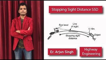 Highway Engineering: Stopping Sight Distance SSD by Arjun Singh Structural Engineer
