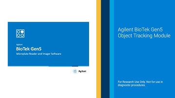 Agilent BioTek Gen5 Object Tracking Module