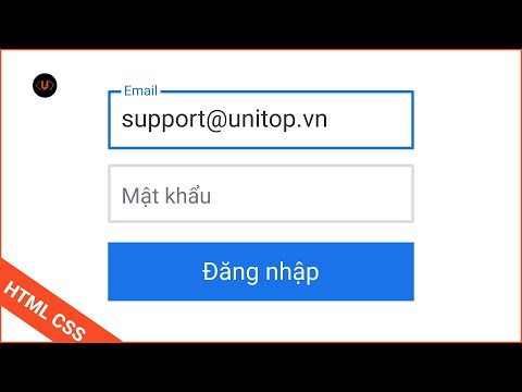 Video Tạo form đăng nhập bằng html css đẹp như Gmail |... - youtube