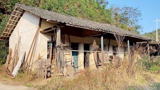The Man Renovating an Abandoned House in the forest ~ Transform the garden
