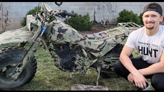 paint camo job motorcycle easy