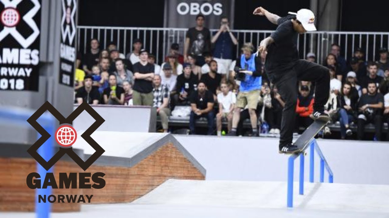 Felipe Gustavo wins Men’s Skateboard Street bronze X Games Norway