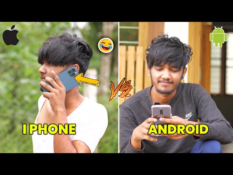 IPHONE V/S ANDROID USERS!!😁