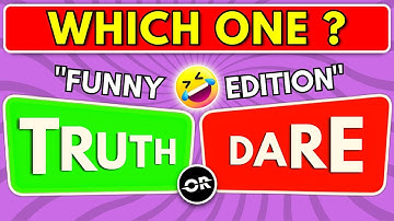 Truth or Dare Funny Questions Edition 😇😈 | Interactive Game