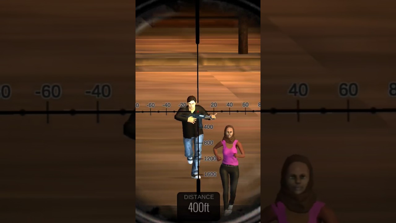 Sniper 3D - 🔫 Mission What Are You On Terget Two Men Running 