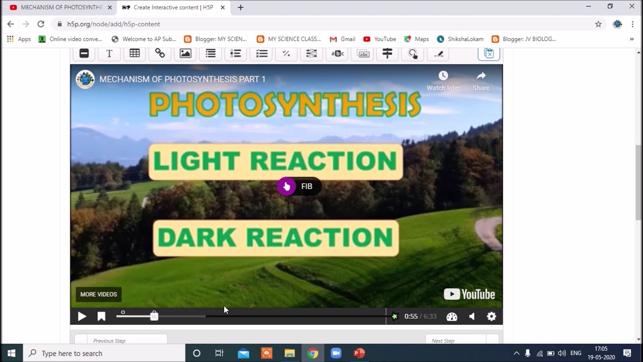 Creating interactive video in H5p - YouTube