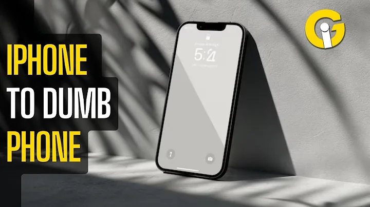 How to make your smartphone a dumb phone - (Modern Dumbphone)