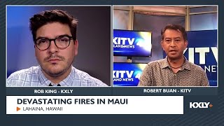 WATCH: KXLY's Rob King with KITV in Hawaii on Maui fires