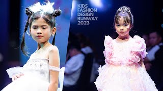 Mẫu nhí catwalk xinh đẹp như thiên thần trên sàn runway | BST Angel Flower | NTK Thu Vui | KFDR2023