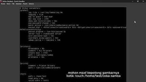 Instalasi Dan Konfigurasi File Server Samba di Debian 10
