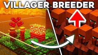 Minecraft AFK Villager Breeder - The Most Reliable Design!