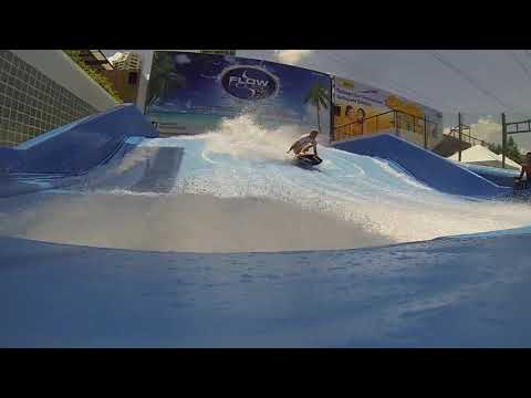 Flow House Bangkok FlowRider Pro Riders Tricks and Fails Thailand Surf Sheet Wave Machine