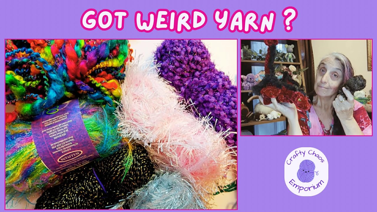 Необычные виды пряжи, которые я коллекционирую (и как я использую её в вязании крючком)