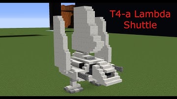 Minecraft T4-a Lambda Shuttle Showcase | Minecraft 1.12.2