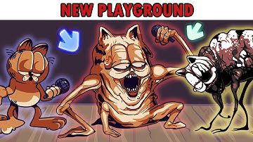 FNF Character Test | Gameplay VS My Playground | Gorefield | Garfield Gameboy