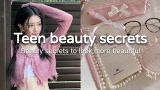 Teen Beauty Secrets Beauty Secrets To Look More Beautiful