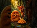 🦊 Chupke Se Laddu Chori! | Funny Jungle 3D Animation